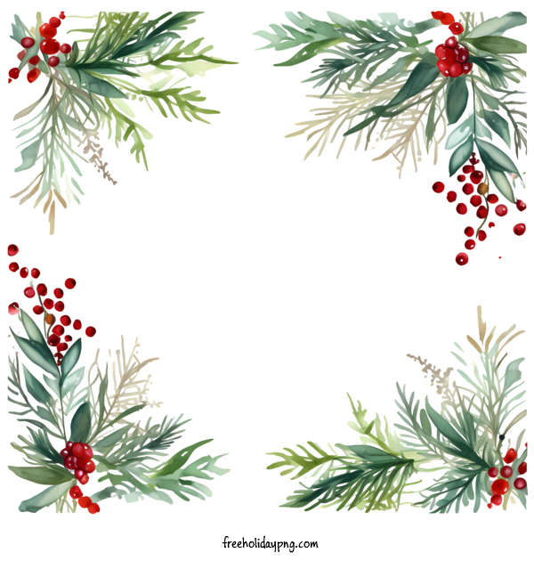 Transparent Christmas Christmas frame christmas decorations holiday wreath for Christmas frame for Christmas