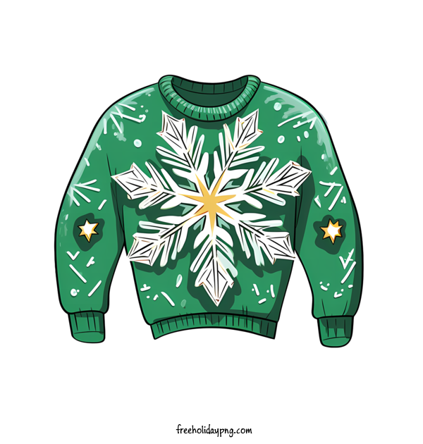 Transparent Christmas Christmas Sweater green winter for Christmas Sweater for Christmas