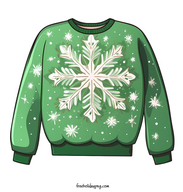 Transparent Christmas Christmas Sweater snowflake winter for Christmas Sweater for Christmas