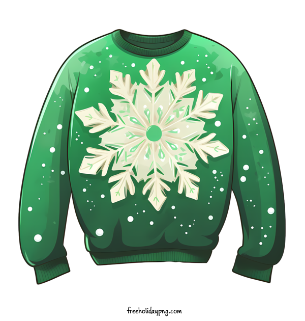 Transparent Christmas Christmas Sweater Green sweater winter fashion for Christmas Sweater for Christmas
