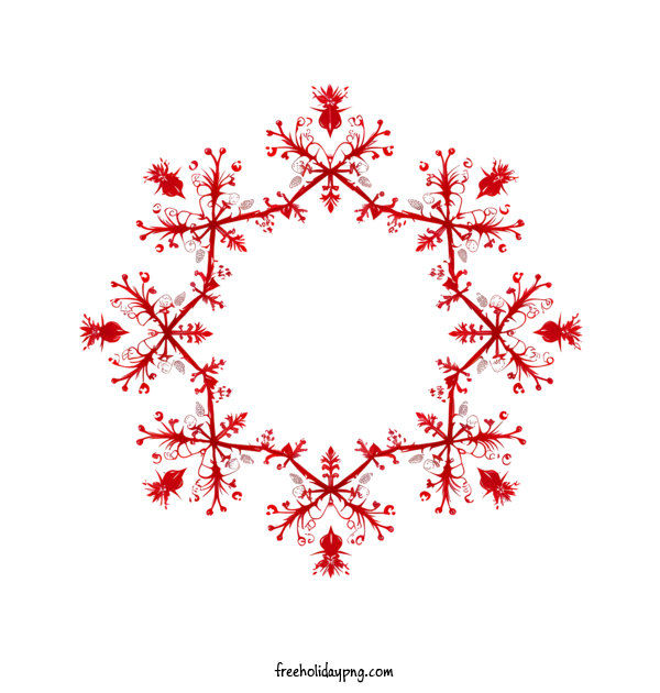 Transparent Christmas Christmas frame red snowflakes for Christmas frame for Christmas
