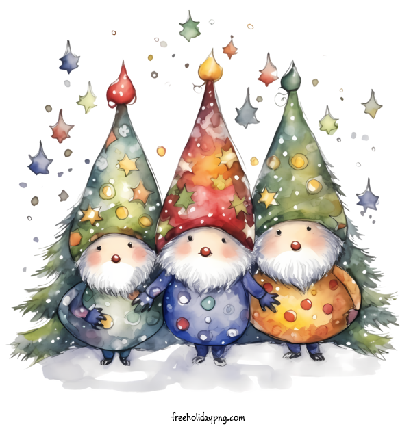 Transparent Christmas Christmas Gnome gnomes snow for Christmas Gnome for Christmas