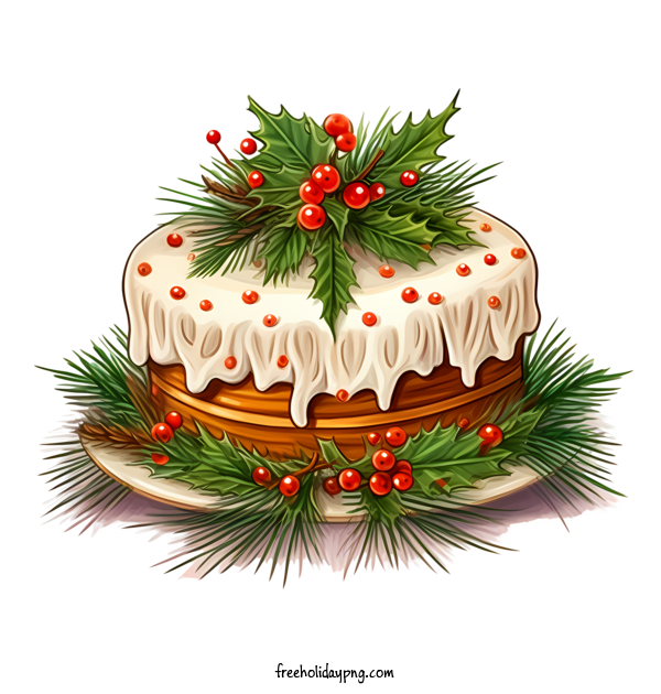 Transparent Christmas Christmas Cake baking cake for Christmas Cake for Christmas