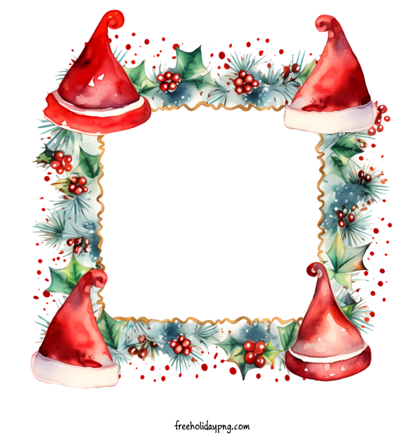 Transparent Christmas Christmas frame santa claus christmas for Christmas frame for Christmas