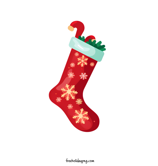 Transparent Christmas Christmas stocking Santa's boot red socks for Christmas stocking for Christmas