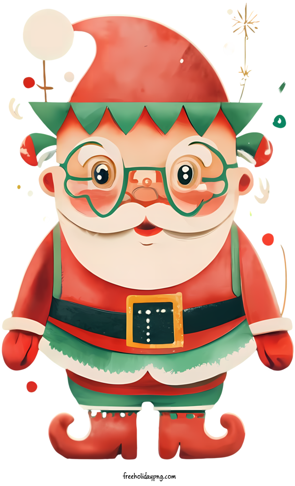 Transparent Christmas Christmas Santa Claus santa for Santa Claus for Christmas