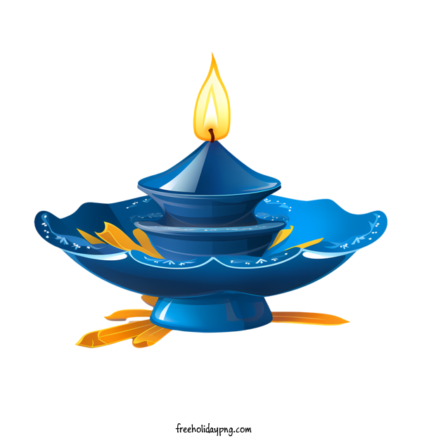Transparent Diwali Diwali Lamp candle blue for Diwali Lamp for Diwali