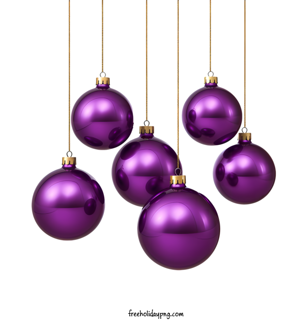 Transparent Christmas Christmas ball purple ornaments hanging ornaments for Christmas ball for Christmas