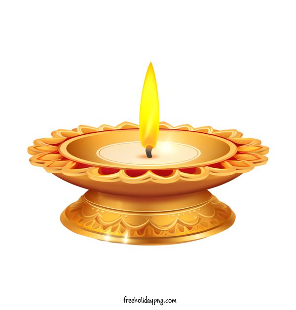 Transparent Diwali Diwali Lamp light golden for Diwali Lamp for Diwali