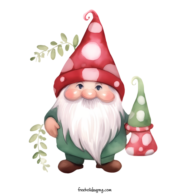 Transparent Christmas Christmas Gnome Gnome mushroom for Christmas Gnome for Christmas