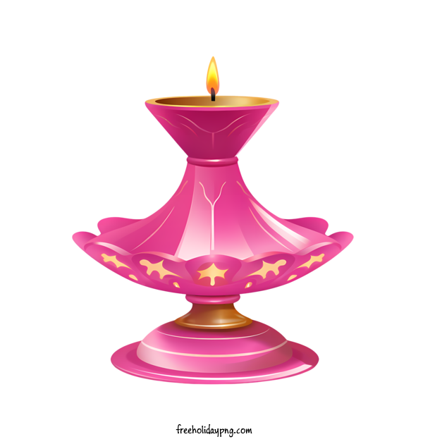 Transparent Diwali Diwali Lamp Pink candle for Diwali Lamp for Diwali