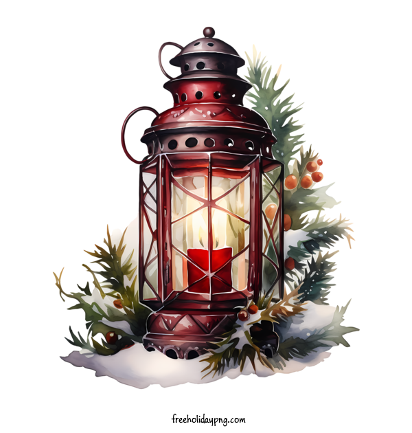 Transparent Christmas Christmas lantern lighthouse candle for Christmas lantern for Christmas