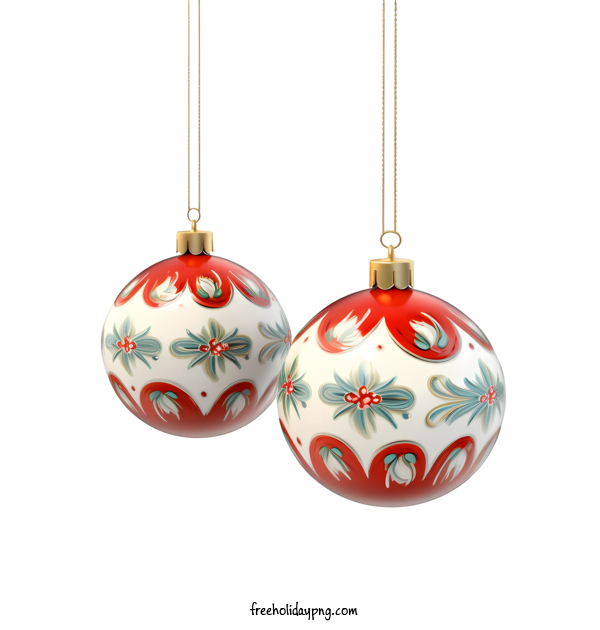 Transparent Christmas Christmas ball red ornament ornament for Christmas ball for Christmas