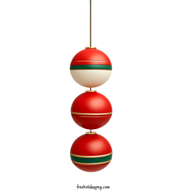 Transparent Christmas Christmas ball ornament red and green for Christmas ball for Christmas