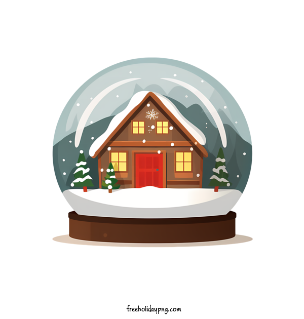 Transparent Christmas Christmas Snowball house snow globe for Christmas Snowball for Christmas