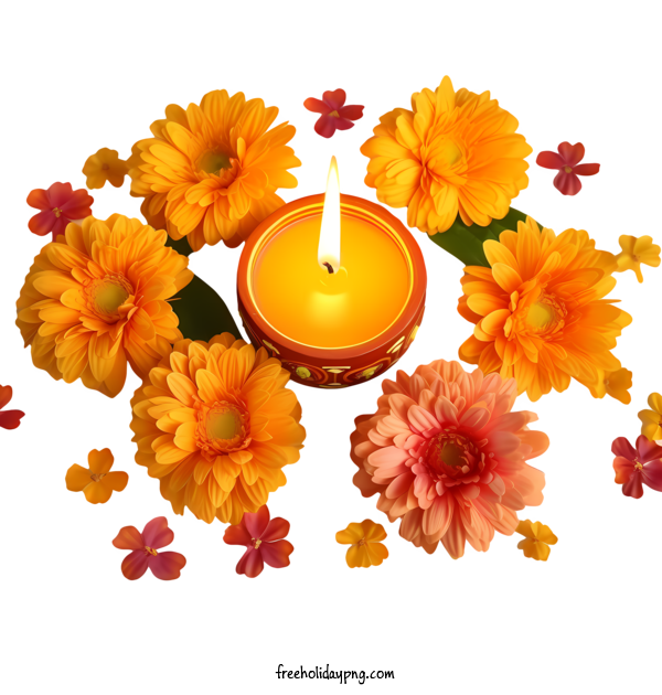 Transparent Diwali Diwali Lamp sunflower candle for Diwali Lamp for Diwali
