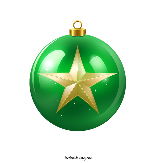 Transparent Christmas Christmas ball green ornament star decoration for Christmas ball for Christmas