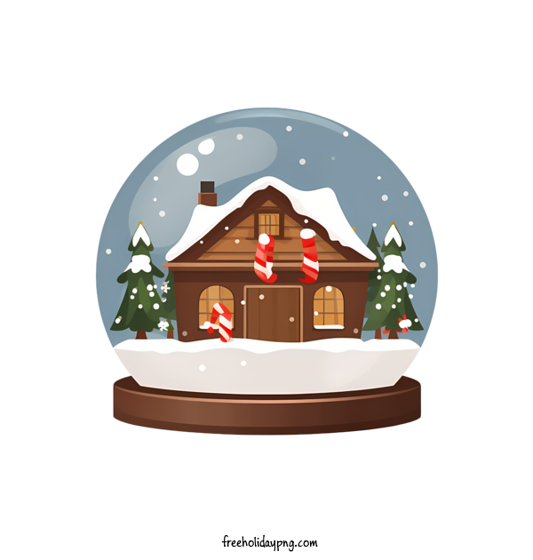 Transparent Christmas Christmas Snowball winter house snow globe for Christmas Snowball for Christmas
