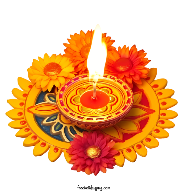 Transparent Diwali Diwali Lamp flower diya for Diwali Lamp for Diwali