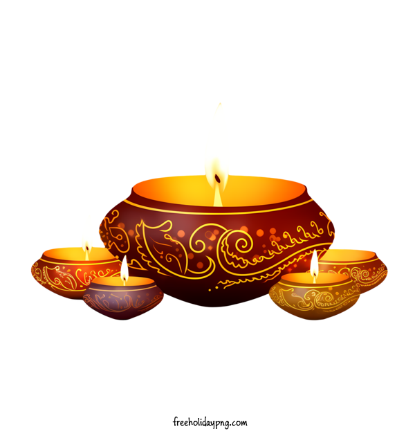 Transparent Diwali Diwali Lamp light diya for Diwali Lamp for Diwali