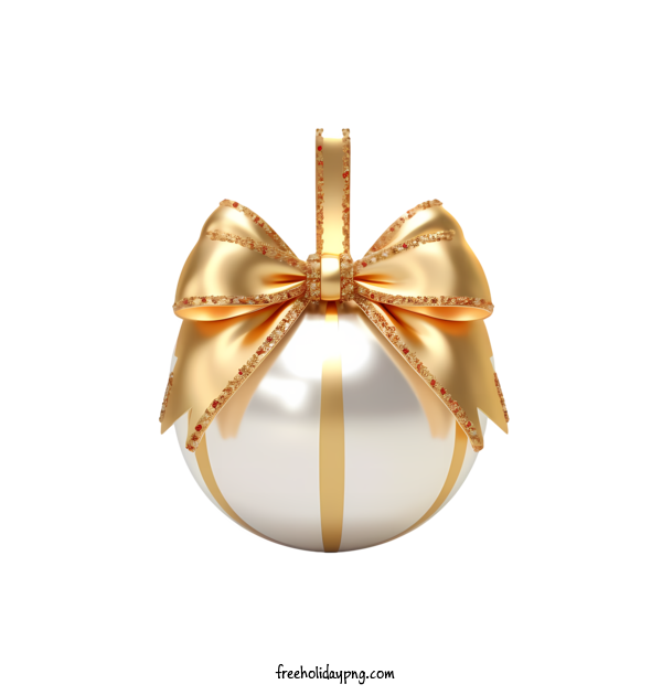Transparent Christmas Christmas ball golden ball bow for Christmas ball for Christmas
