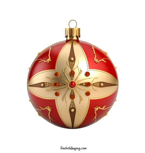 Transparent Christmas Christmas ball ornate red and gold for Christmas ball for Christmas