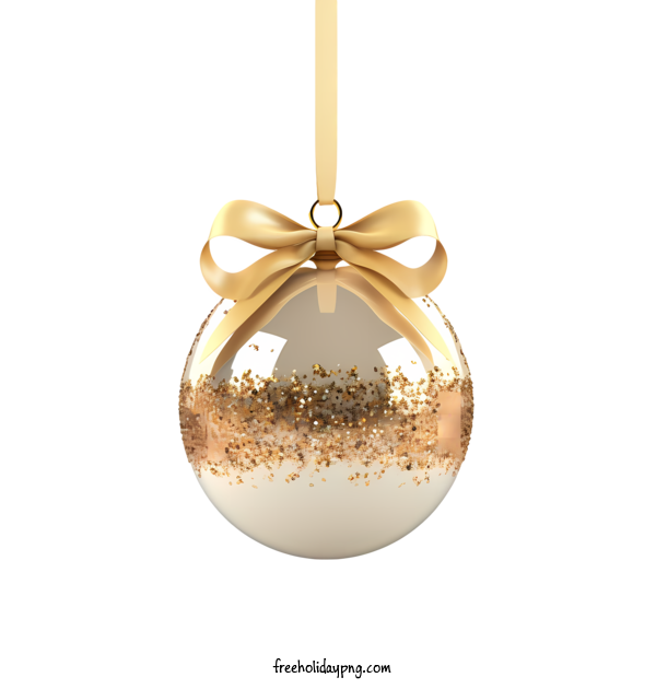 Transparent Christmas Christmas ball golden glittering for Christmas ball for Christmas