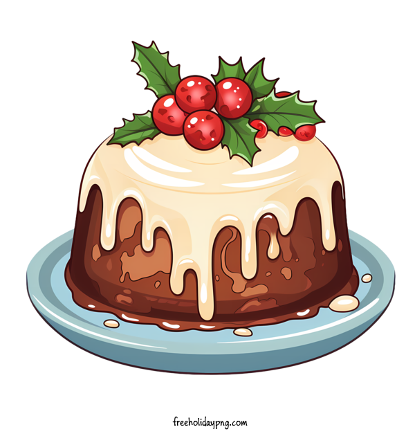 Transparent Christmas Christmas Pudding chocolate mousse dessert for Christmas Pudding for Christmas