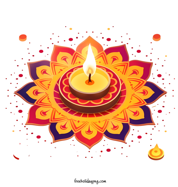 Transparent Diwali Diwali Lamp Lotus decoration for Diwali Lamp for Diwali