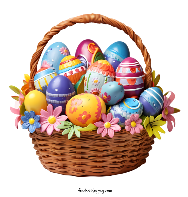 Transparent Easter Easter basket colorful decorative for Easter basket for Easter