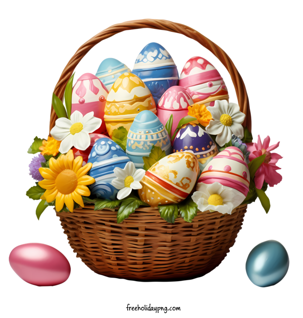 Transparent Easter Easter basket easter eggs for Easter basket for Easter