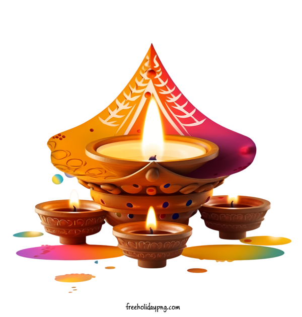 Transparent Diwali Diwali Lamp diya light for Diwali Lamp for Diwali