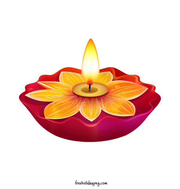 Transparent Diwali Diwali Lamp flower diyas for Diwali Lamp for Diwali