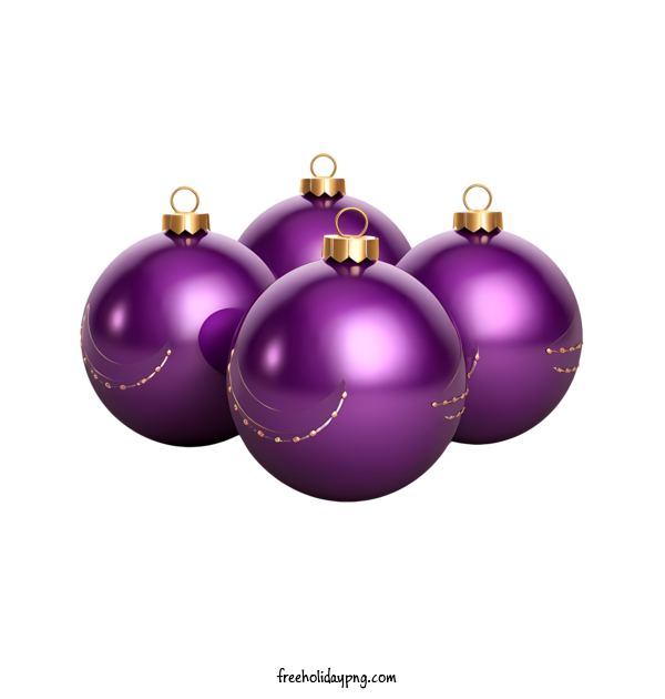 Transparent Christmas Christmas ball purple ornaments holiday decorations for Christmas ball for Christmas