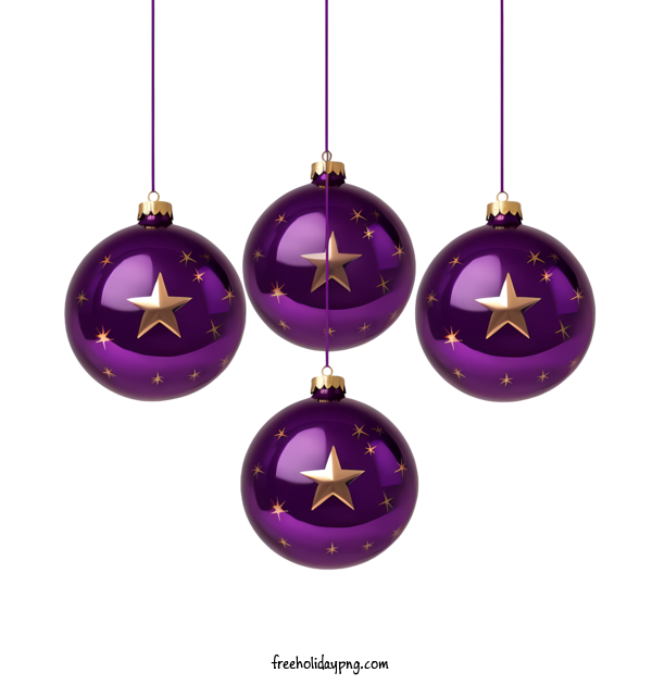 Transparent Christmas Christmas ball purple glow for Christmas ball for Christmas