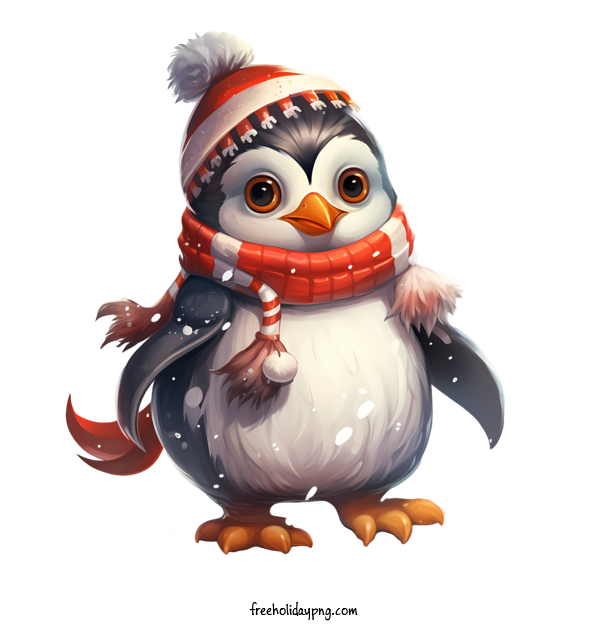 Transparent Christmas Christmas penguin Penguin winter for Christmas penguin for Christmas