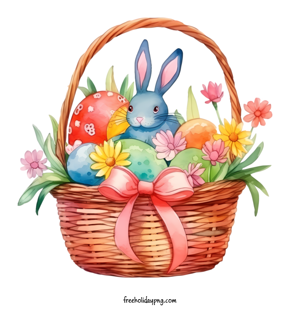 Transparent Easter Easter basket basket easter eggs for Easter basket for Easter