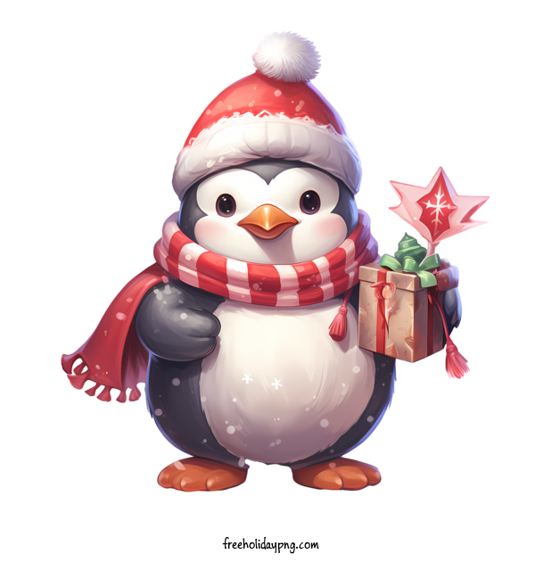 Transparent Christmas Christmas penguin penguin santa for Christmas penguin for Christmas