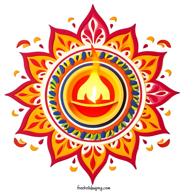 Transparent Diwali Diwali Lamp sun flower for Diwali Lamp for Diwali