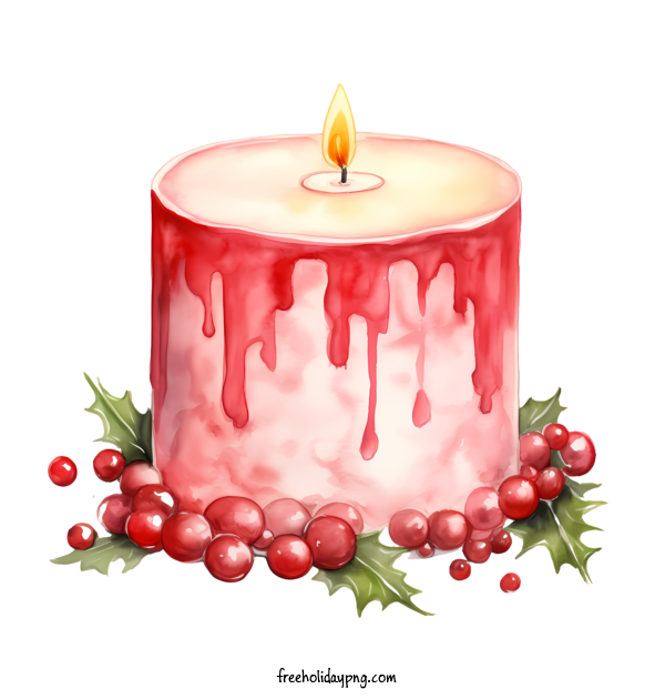 Transparent Christmas Christmas candle christmas candle pink for Christmas candle for Christmas