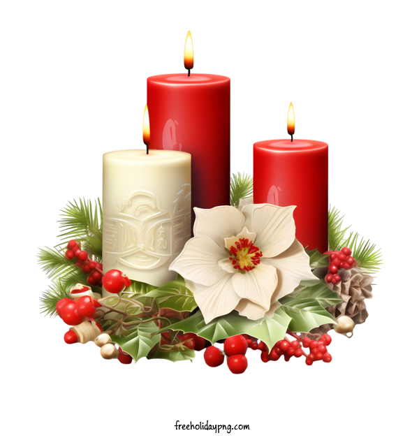Transparent Christmas Christmas candle candles christmas decorations for Christmas candle for Christmas