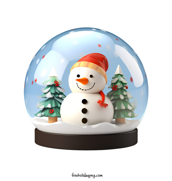 Transparent Christmas Christmas Snowball snowman winter for Christmas Snowball for Christmas