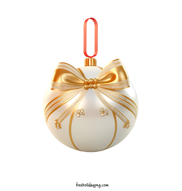 Transparent Christmas Christmas ball golden bow ornament for Christmas ball for Christmas