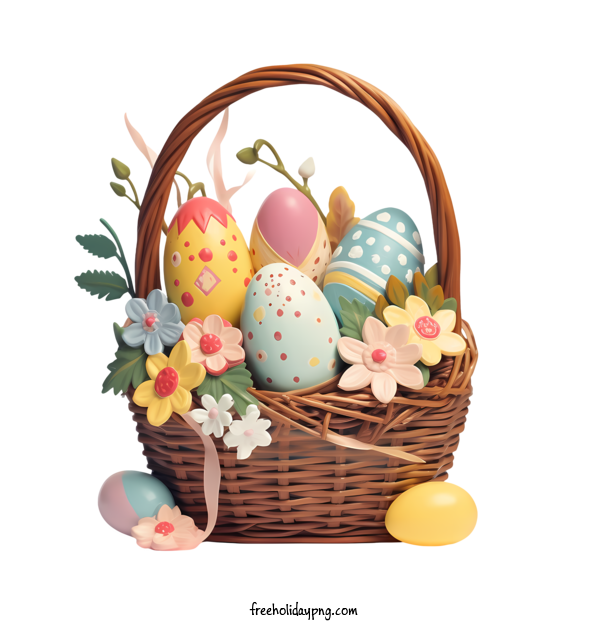 Transparent Easter Easter basket basket easter eggs for Easter basket for Easter