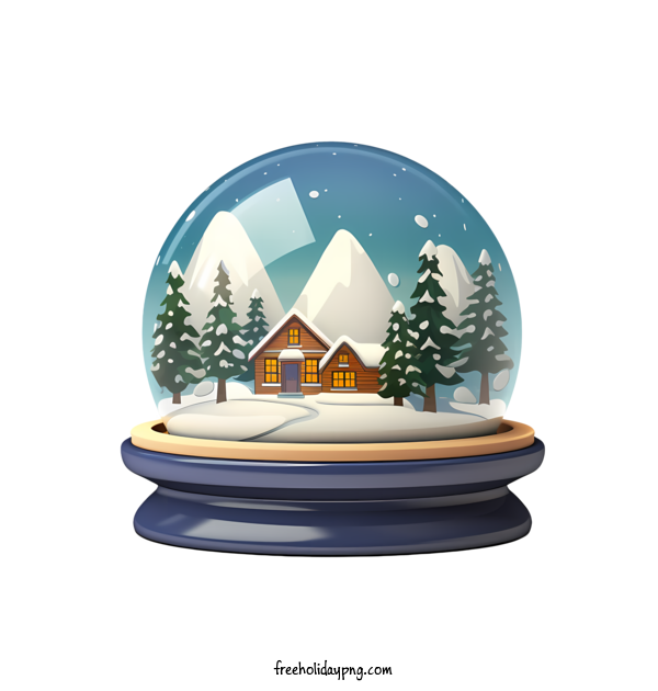 Transparent Christmas Christmas Snowball snow globe winter for Christmas Snowball for Christmas
