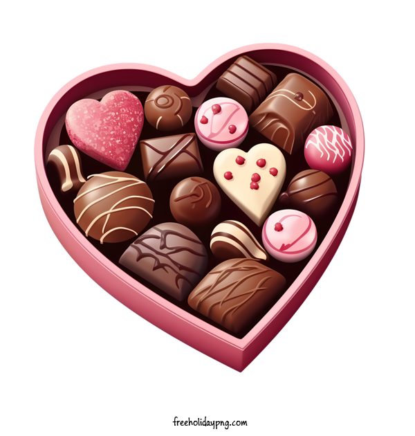 Transparent Valentine's Day Chocolates chocolate candy for Chocolates for Valentines Day
