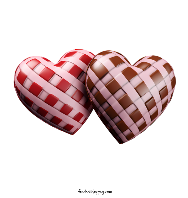 Transparent Valentine's Day Chocolates hearts red and pink for Chocolates for Valentines Day