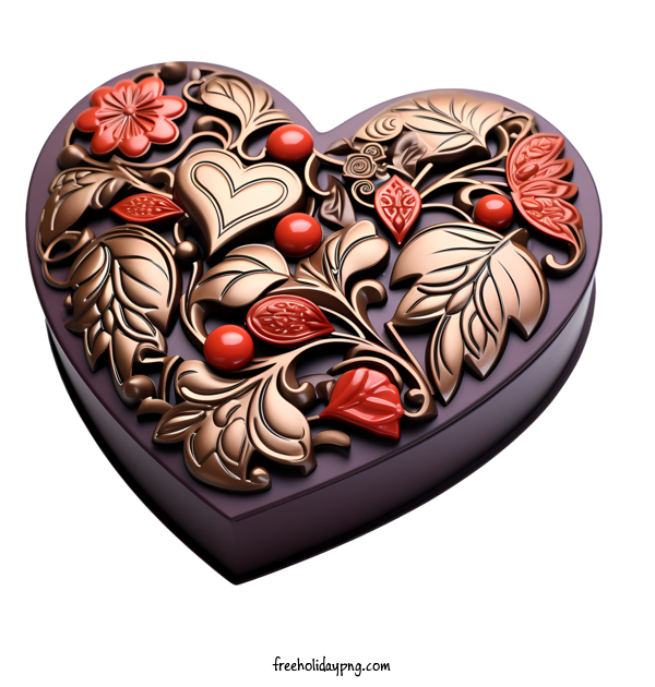 Transparent Valentine's Day Chocolates intricate decorative for Chocolates for Valentines Day