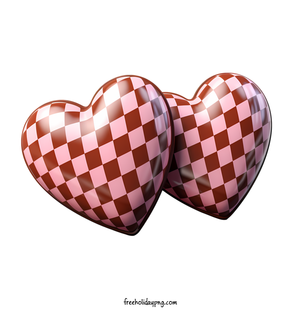Transparent Valentine's Day Chocolates hearts pink for Chocolates for Valentines Day