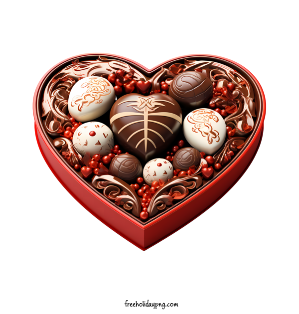 Transparent Valentine's Day Chocolates chocolate box heart shape for Chocolates for Valentines Day